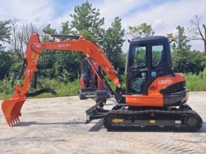 เครื่องจักรกลเคลื่อนย้ายดิน รถขุดขนาดเล็ก 5 ตัน มือสอง ของแท้ Kubota Kx057-4 U55-4 U55-5 รถขุดไฮดรอลิกขนาดเล็ก - Product Image 6