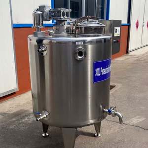 เครื่องพาสเจอร์ไรซ์นมสแตนเลสเกรดอาหาร STRONG100L สำหรับฆ่าเชื้อนม นมแพะ นมอูฐ น้ำผลไม้ ไข่ ใช้ในโรงงานแปรรูปนม - Product Image 5