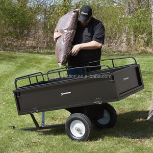 Chariot à benne basculante en acier à charge lourde construit en Chine Meilleure <span class=keywords><strong>remorque</strong></span> ATV/UTV avec roues tout-terrain pour jardin et <span class=keywords><strong>moto</strong></span> - Product Image 3