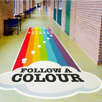 Autocollant de sol en vinyle antidérapant personnalisé, amovible, imperméable, graphique de sol personnalisé, logo personnalisé pour la publicité en magasin, événements, signalisation intérieure