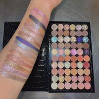 Palet Rias Mata Vegan Pigmen Tinggi yang Dapat Disesuaikan Dengan Palet Eyeshadow Matte Nude dan Shimmer Glitter