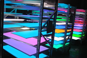 Panel de Luz LED Zigbee Inalámbrico Empotrable de 60x60 600x600 RGBWW CCT RGB DMX - Product Image 2