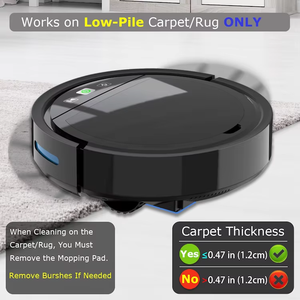 <span class=keywords><strong>Aspirateur</strong></span> robot intelligent contrôlé par application Wi-Fi, nettoyage <span class=keywords><strong>et</strong></span> balayage automatiques avec fonction d'auto-chargement pour les hôtels - Product Image 5
