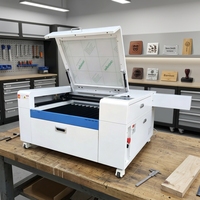 Nouvelle machine de gravure et de découpe au laser CO2 Lisbet 60W 600mm*400mm pour acrylique, caoutchouc, cuir, bois, verre, MDF, contreplaqué, papier, pierre