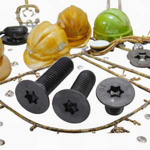 10.9 Grade M4 Black Oxide Steel Metric ISO 14581/GB 2673 Hexalobular Torx Flat Head Screws - Product Image 3