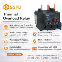 Relais de surcharge thermique CLRD3322C 17-25A, relais de protection du moteur pour contacteur AC, démarreur de moteur industriel