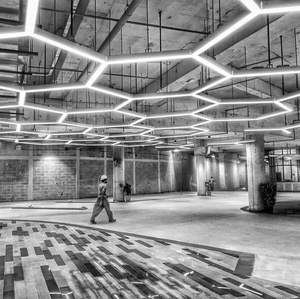 Haute puissance assemblage industriel entrepôt hexagone éclairage Carshop et <span class=keywords><strong>Garage</strong></span> lumière Baebershop <span class=keywords><strong>lampe</strong></span> - Product Image 4