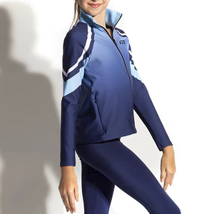 Deportes personalizado Dance Club Studio Cheer PENUMBRA chaqueta gimnasia calentamiento porristas Flex chándal para Mujeres Hombres - Product Image 5