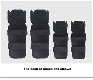 Yeni 4 adet motosiklet dizlik pedleri MTB ATV Motocross diz koruma koruyucu Off-road yarış bisiklet diz pedleri dirsek koruyucu - Product Image 4