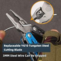 Professionnel 18 en 1 en acier inoxydable outil multifonction pince Camping survie Multitool marteau pour Camping
