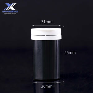 ขวดหลอดเม็ดยาแบบเม็ดฟู่พร้อมฝาปิดมีสารดูดความชื้นสีขาวแบบพกพา - Product Image 5