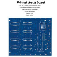 Kit LED 8 x 8 x 8 cm, kit de bricolage LED, circuit imprimé imprimé en 3D, paramètres d'impression stables pour cubes LED 8 x 8 x 8 cm, kit de bricolage LED