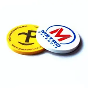 门禁卡HF RFID标签ABS可重复使用地铁代币rfid硬币标签