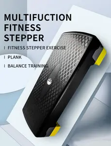 Stepper aérobie réglable Plate-formes d'entraînement de fitness à domicile Équipement de fitness sportif