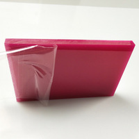 1mm 2mm 5mm 8mm10mm Plaque transparente Endurance Rouge Plaque Polycarbonate Plaque rouge transparente Pc Plastique