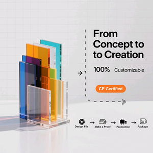 איכות גבוהה אישית ידידותית לסביבה 4 מ "מ עבה נייד שקוף כובע בייסבול אקריל עם 12 מדפים אחסון - Product Image 6