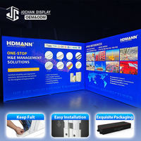 Stand d'exposition lumineux en tissu personnalisé OEM avec graphiques SEG interchangeables, système d'affichage en aluminium pour salons professionnels
