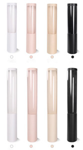 Caja de flores para cumpleaños, caja de rosas para boda, transparente, redonda, negra, rosa y blanca - Product Image 2