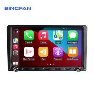 9インチユニバーサルAndroidラジオオートDVDプレーヤー2 + 32GBカーステレオGPSナビゲーションボタンとノブ付きCarplay BT WIFI - Product Image 1