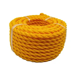 アマゾン用3/8 "* 100ft PP ROPE3ストランドツイストロープナイロンロープ