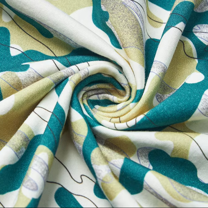 UL Certified Camo Flame-Resistant Knit Fabric, Industrial Protective FR Camo Material