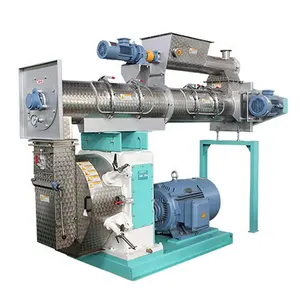 Long service life 1-2t/h chicken/duck/goose feed pellet machine customized animal feed pellet mill