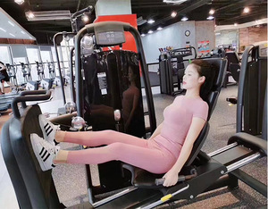 Venta caliente equipo de gimnasio máquina de prensa de piernas Pin cargado entrenamiento de fuerza máquina de culturismo máquina de prensa de piernas sentadas - Product Image 1