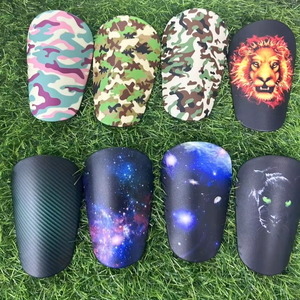 2024 vente en gros personnalisé adulte Football protège-tibias Rugby Hockey Mini blanc protège-tibias stabilisateur impression personnalisée Sublimation - Product Image 5