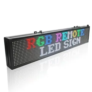 Display a led a 7 colori a scorrimento p10 outdoor mult line led sign