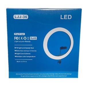 Versatile 14 Inch <strong>Ring</strong> Fill <strong>Light</strong> with AC/DC Power 192 <strong>LED</strong> Beads for Photography Video Shooting Adjustable Color Temperature - Product Image 2
