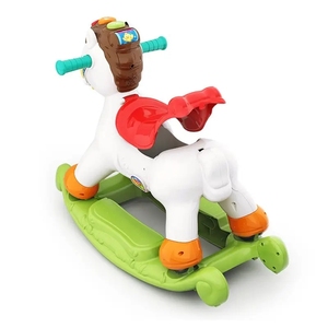 Jouet <span class=keywords><strong>à</strong></span> inertie éducatif précoce enfant en bas âge bébé jouet <span class=keywords><strong>à</strong></span> friction alimenté 3 en 1 <span class=keywords><strong>cheval</strong></span> <span class=keywords><strong>à</strong></span> <span class=keywords><strong>bascule</strong></span> jouets pour enfants garçons filles enfants cadeau - Product Image 2