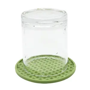 厨房硅橡胶耐热三角垫杯餐垫厨具杯垫，硅胶垫软聚氯乙烯橡胶杯杯垫