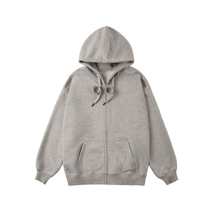 Sudadera con Capucha Personalizada con Cierre, Estilo Ninja, 350gsm, para Uso en Exteriores, con Apliques y Diseño de Bloques de Lavado - Product Image 1