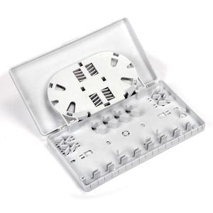 Caja de terminación de fibra óptica FTTH, 8 puertos, 8 núcleos, Rosa óptica de escritorio, TB-08H, color blanco - Product Image 3