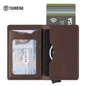 TILONSTAR TVC109 Pop up Wallet Front With Extra Leather Credit Card Holder Automatic RFID Blocking Card Holder for <b>Gifts</b> - Product Image 4