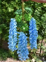Fleurs de glycine artificielles, adaptées à la décoration de plafond, parfaites pour les célébrations de mariage, Noël, Thanksgiving et plus encore