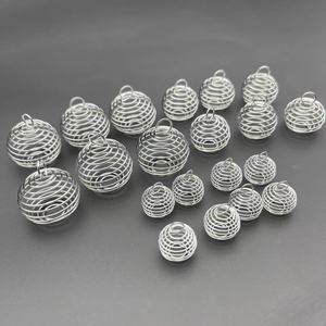 <b>Spring</b> Ball Ornaments Gold Silver White K Round Hollow DIY Jewelry Accessories Reusable Hanging <b>Decorations</b> Yiwu Origin - Product Image 4