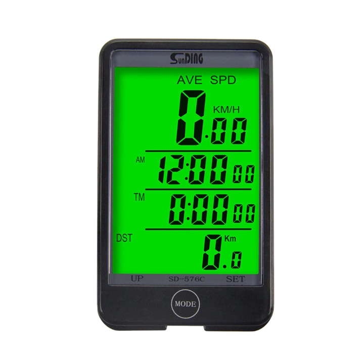 Скоростной велосипедный большой экран английский велосипедный секундомер беспроводной одометр секундомер