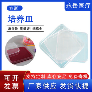 Placas de Petri desechables cuadradas de 100ml y 300ml de plástico para cultivo celular, para uso en laboratorio. - Product Image 5