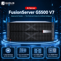 Server Komputasi Kinerja Tinggi FusionServer G5500 V7 4U 32 DDR5 10 GPU yang Laris Manis untuk LLM AI