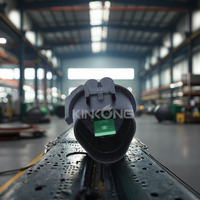 Connecteurs de faisceau de câblage 3SX / Connecteurs mâles triangulaires à 3 broches en plastique pour l'électricité automobile