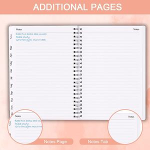 Calendario mensile accademico di Planner di cartone Premium 120GSM 18 mesi gennaio 2025-Jun 2026 lavoro scolastico mensile per schede regalo tascabile - Product Image 6