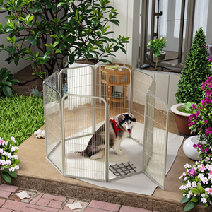 Chenil pour chien en acier inoxydable professionnel, niche pour chien d'extérieur pour grands chiens, idéal pour les chenils commerciaux et les hôtels pour animaux - Product Image 6