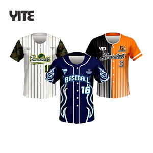 Uniformes <span class=keywords><strong>de</strong></span> baseball pour jeunes Uniformes <span class=keywords><strong>de</strong></span> baseball pour enfants Designs personnalisés Maillot <span class=keywords><strong>de</strong></span> baseball respirant en sublimation pour les matchs d'équipe - Product Image 1