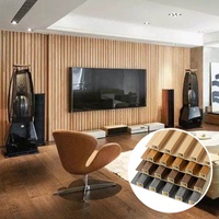 Panneaux muraux intérieurs en plastique imperméables, écologiques, insonorisants, pour la maison, le bureau, l'appartement