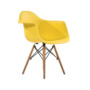 Caliente Vender casa <span class=keywords><strong>muebles</strong></span> producto reposabrazos sillas de plástico con patas de madera - Product Image 5