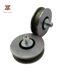 Roue de suspension de porte de cabine d'<span class=keywords><strong>ascenseur</strong></span> AT120 56X16X6201, roue de positionnement hexagonale à rainure plate en métal pour pièces d'<span class=keywords><strong>ascenseur</strong></span> d'appartement et d'hôtel - Product Image 4