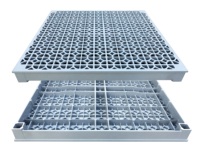 Panneau de plancher surélevé en aluminium avec traitement anticorrosion pour les centres de données et les salles de serveurs