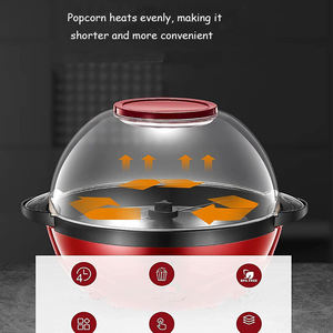 Machine à Popcorn Mini PSO Neuve en Gros pour Usine de Snacks, Haute Puissance 850W 220-240V, pour Popcorn Caramel, Prise Européenne - Product Image 5