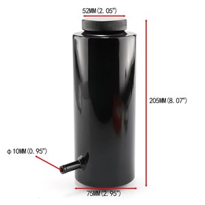 Tanque de Reserva de Refrigerante Universal Multicolor para Automóvil, Recipiente Auxiliar de Aluminio Ligero para Refrigeración del Motor, 800 ml - Product Image 5